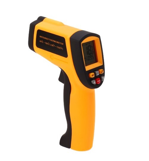 high temperature Handheld Infra red IR Thermometer Precise Digital Noncontact Thermometer upto 700 Degree