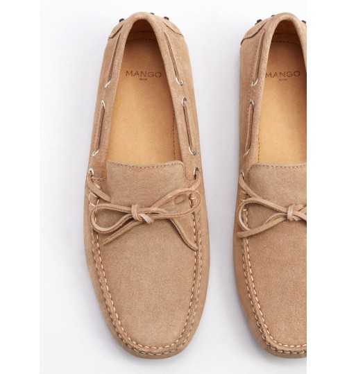 MANGO Suede Driving Shoes