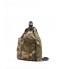 Bershka Camouflage Drawstring Backpack