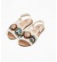 ZARA Kids Raffia Effect Sandals With Shells