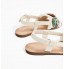 ZARA Kids Raffia Effect Sandals With Shells