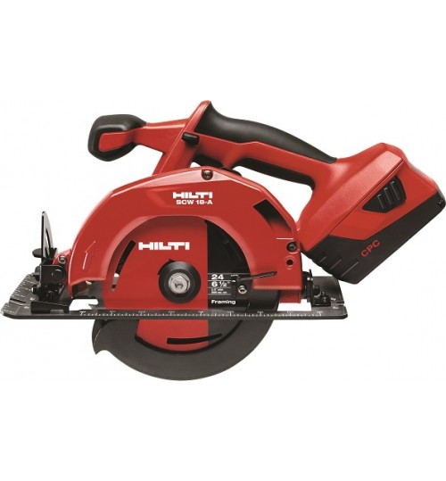 Hilti Saw Machine model SCW 18-A battery cordless circular saw featuring low weightcutting depth upto 2.24 in agent guarantee