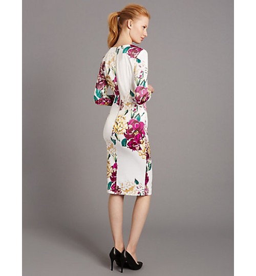 Marks & Spencer Floral Print Bodycon Dress