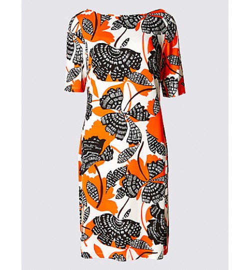 Marks & Spencer Floral Print Tunic Dress