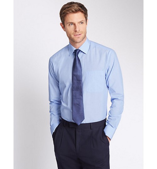 M&S 2 Pack Long Sleeve Shirts With Pocket