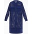 Riva Cobalt Perforated Dress