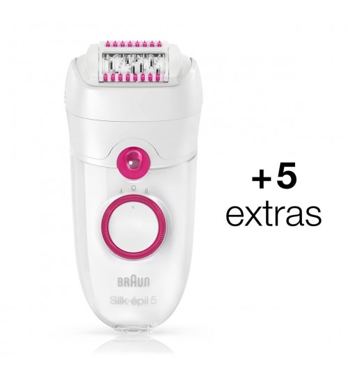 Silk-épil 5 - 5280 Legs and Body Epilator and Shaver with Cooling Glove