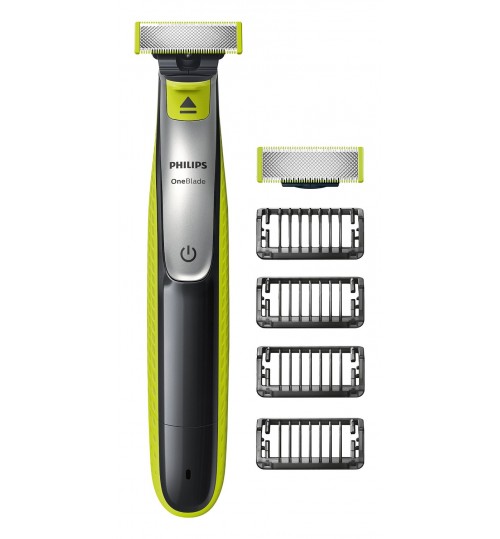 Philips OneBlade QP2530/30 Hybrid Trimmer and Shaver 4x Lengths and 1 Extra Blade 