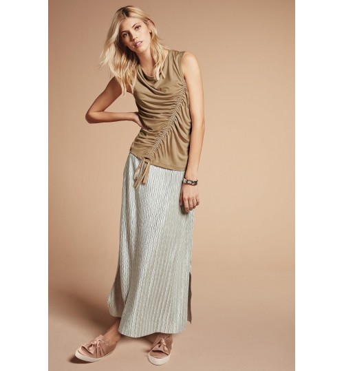 NEXT Silver Pleated Skirt