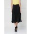 NEXT Black Pleated Midi Skirt