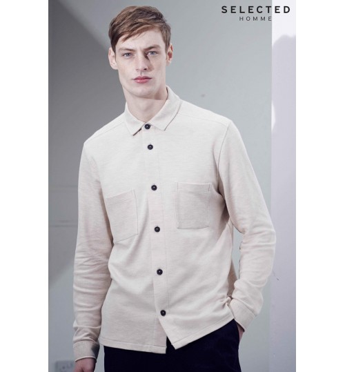 Selected Homme Grey Jersey Shirt