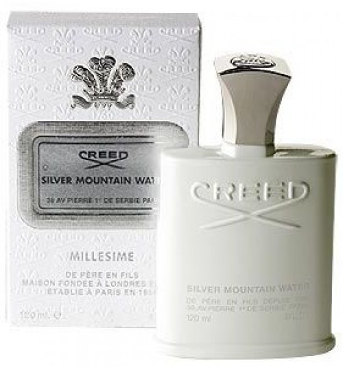 Creed Perfume,Silver Mountain Water,For Men,120ml, Eau de Parfum,Millesime Spray
